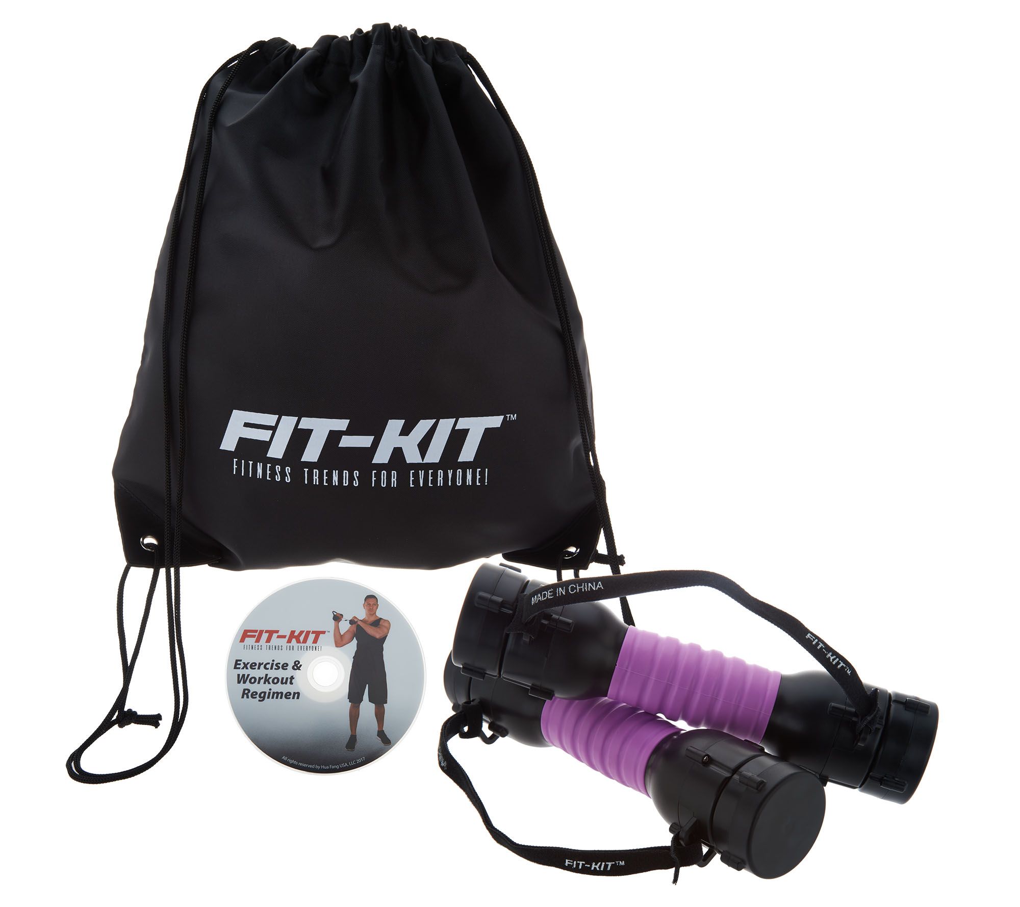 Fit Kit Adjustable Resistance Trainer w/ DVD by Fit Trend - QVC.com