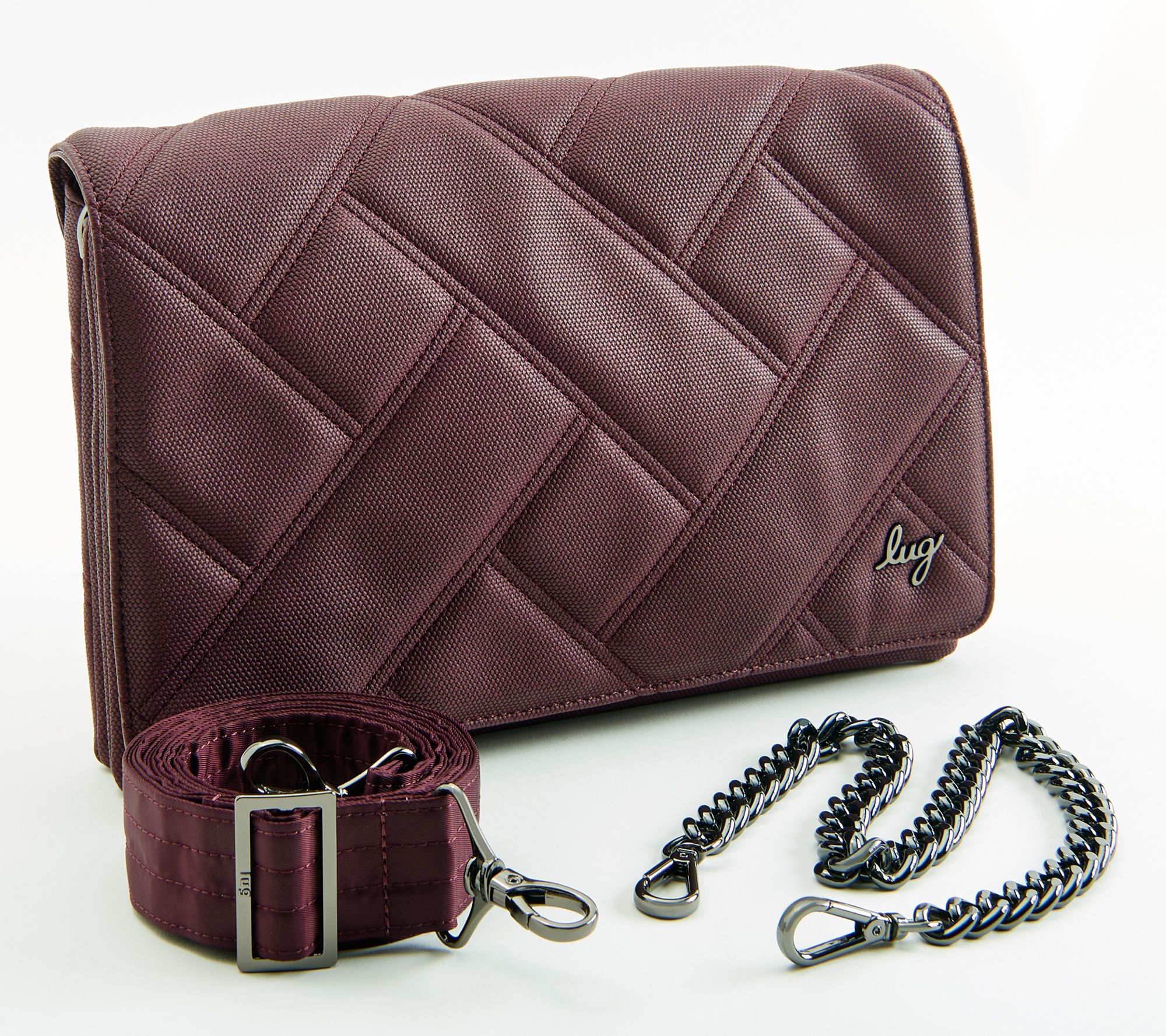 Lug Matte Luxe East/West Large Shoulder Bag - Huddle