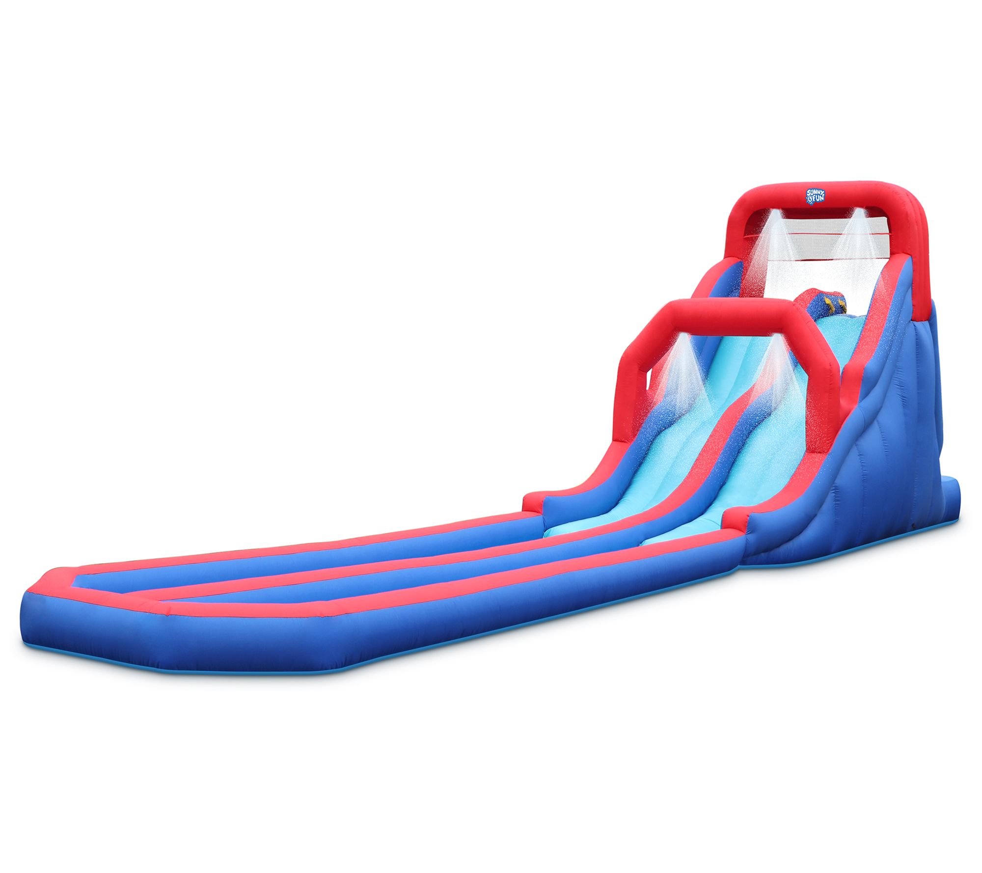 Sunny & Fun Inflatable Water Slide w/ Climbingall