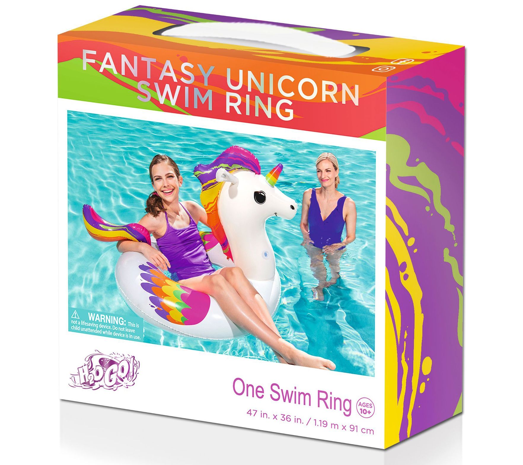 Bestway H2OGO! Fantasy Unicorn Swim Tube - QVC.com