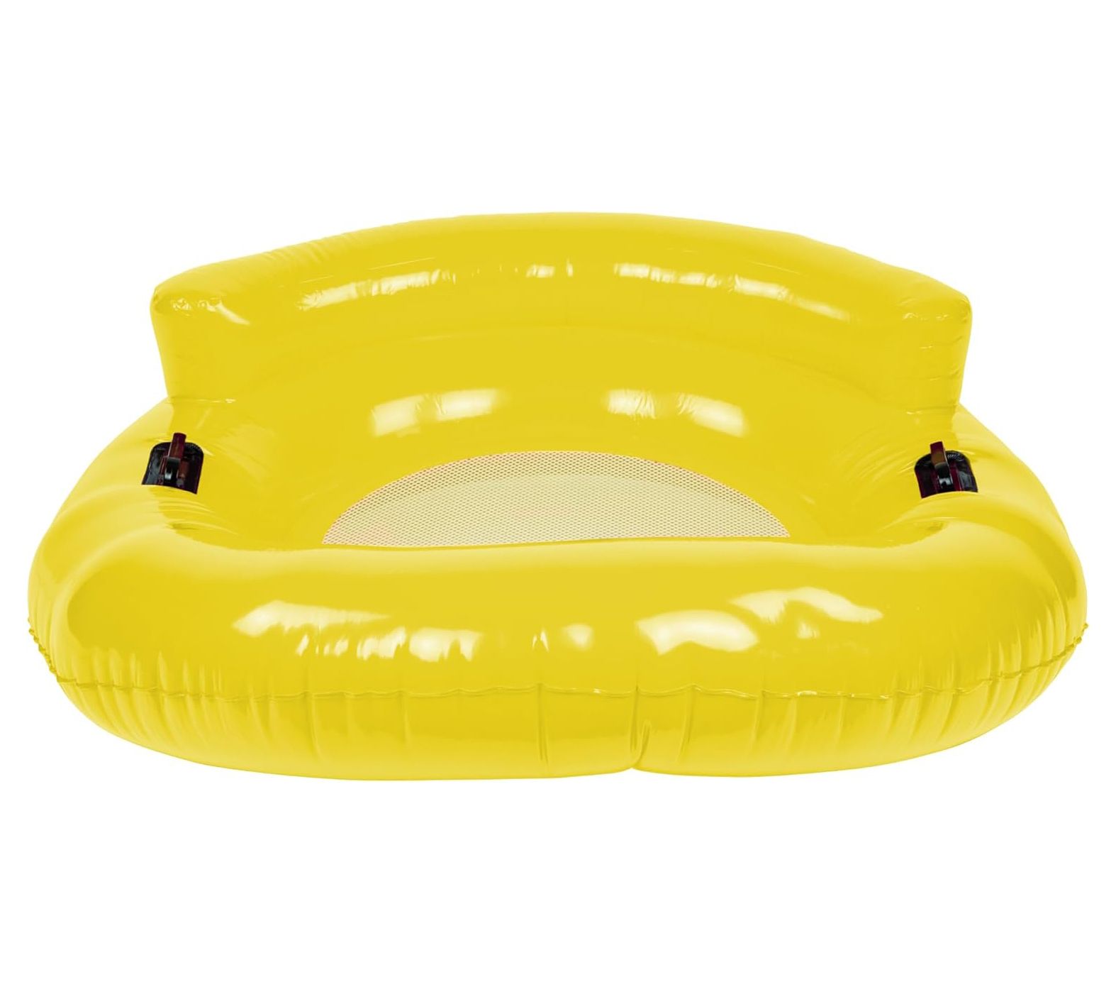 Northlight 43" Yellow Bubble Seat Inflatable Pool Float