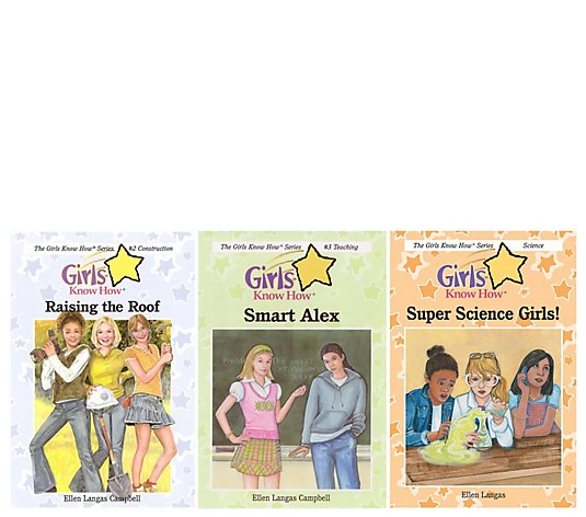 Girls Know How Set of 3 Children's PaperbackBooks