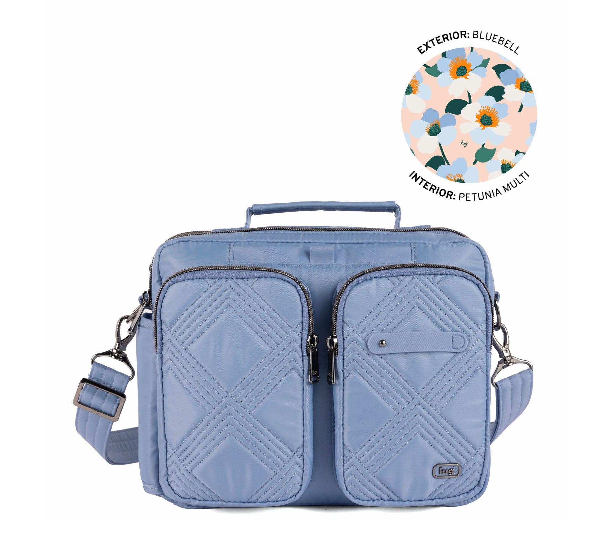 Lug Classic Top Handle with Crossbody Strap - Navigator 2