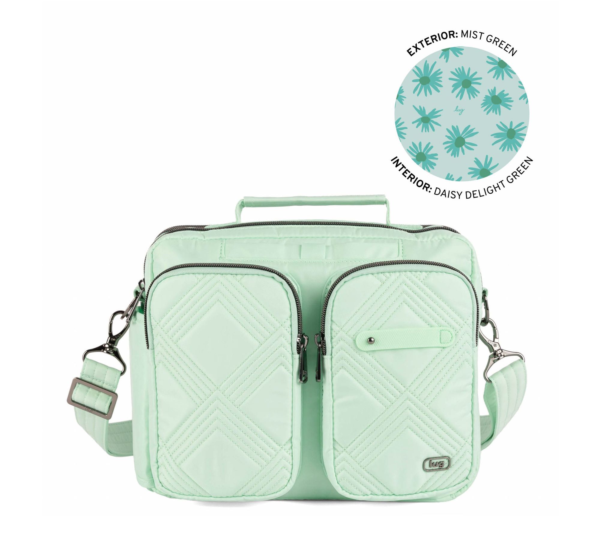 Lug Classic Top Handle with Crossbody Strap - Navigator 2