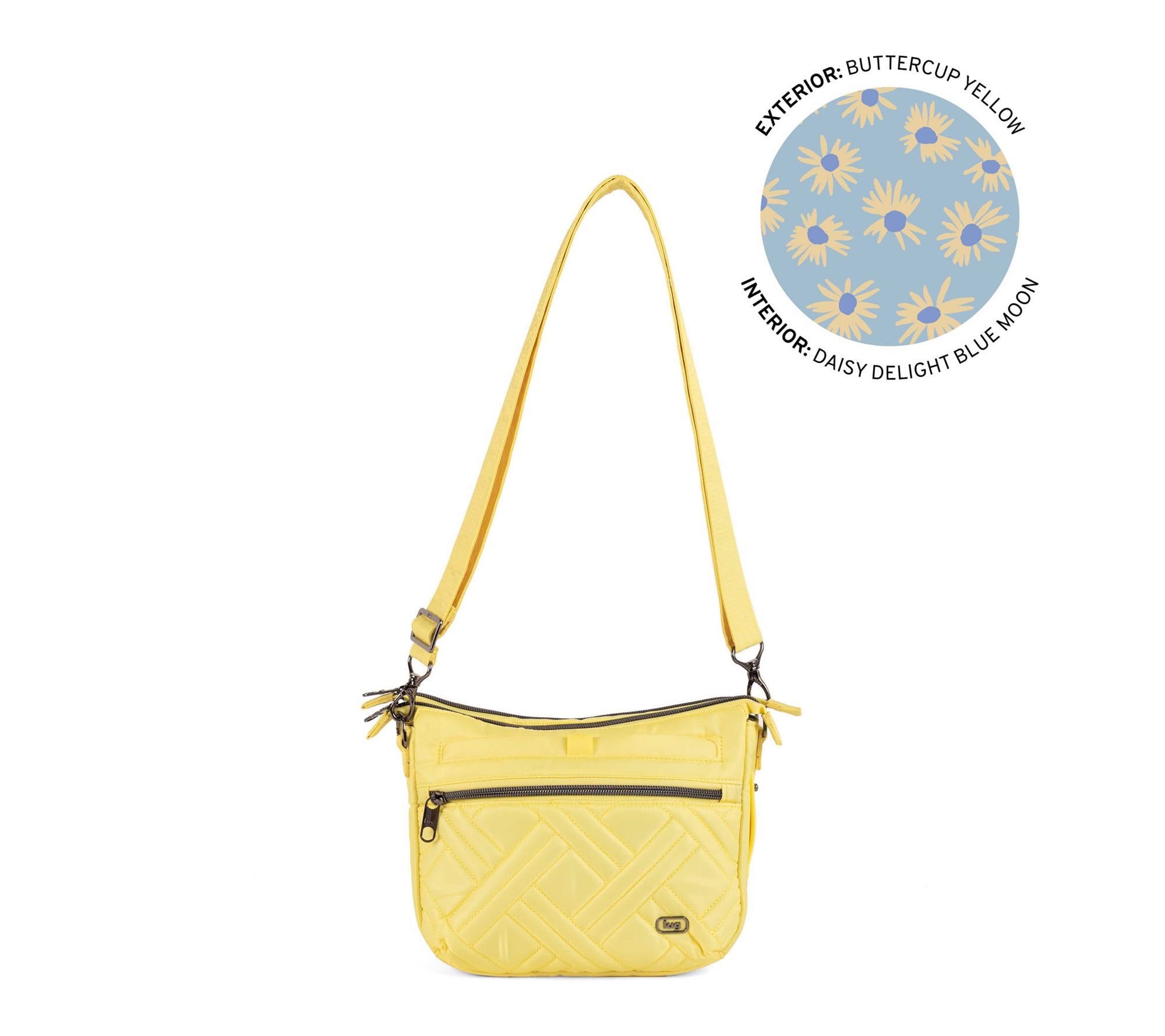 Lug Classic Quilted Crossbody with Charm Bar - Double Dash