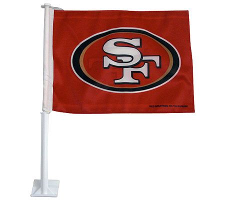 NFL San Francisco 49ers Car Flag - Page 1 — QVC.com