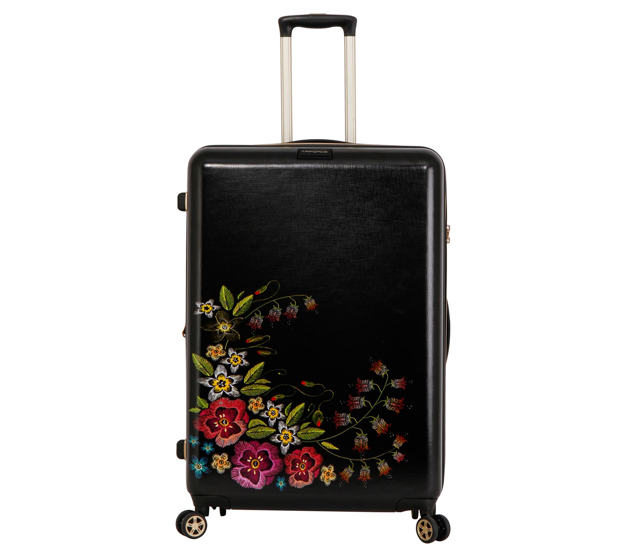 floral print suitcases