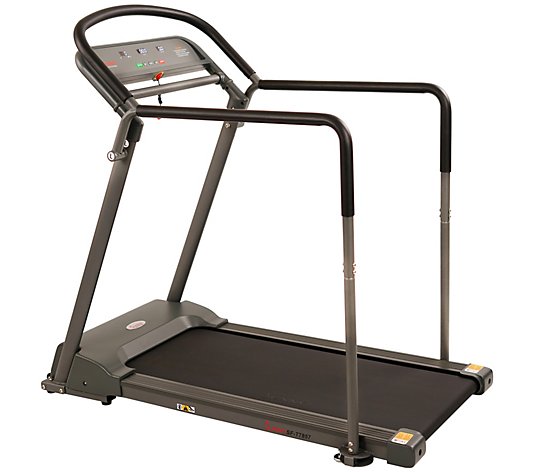 Sunny Health & Fitness Walking Treadmill with Handrail