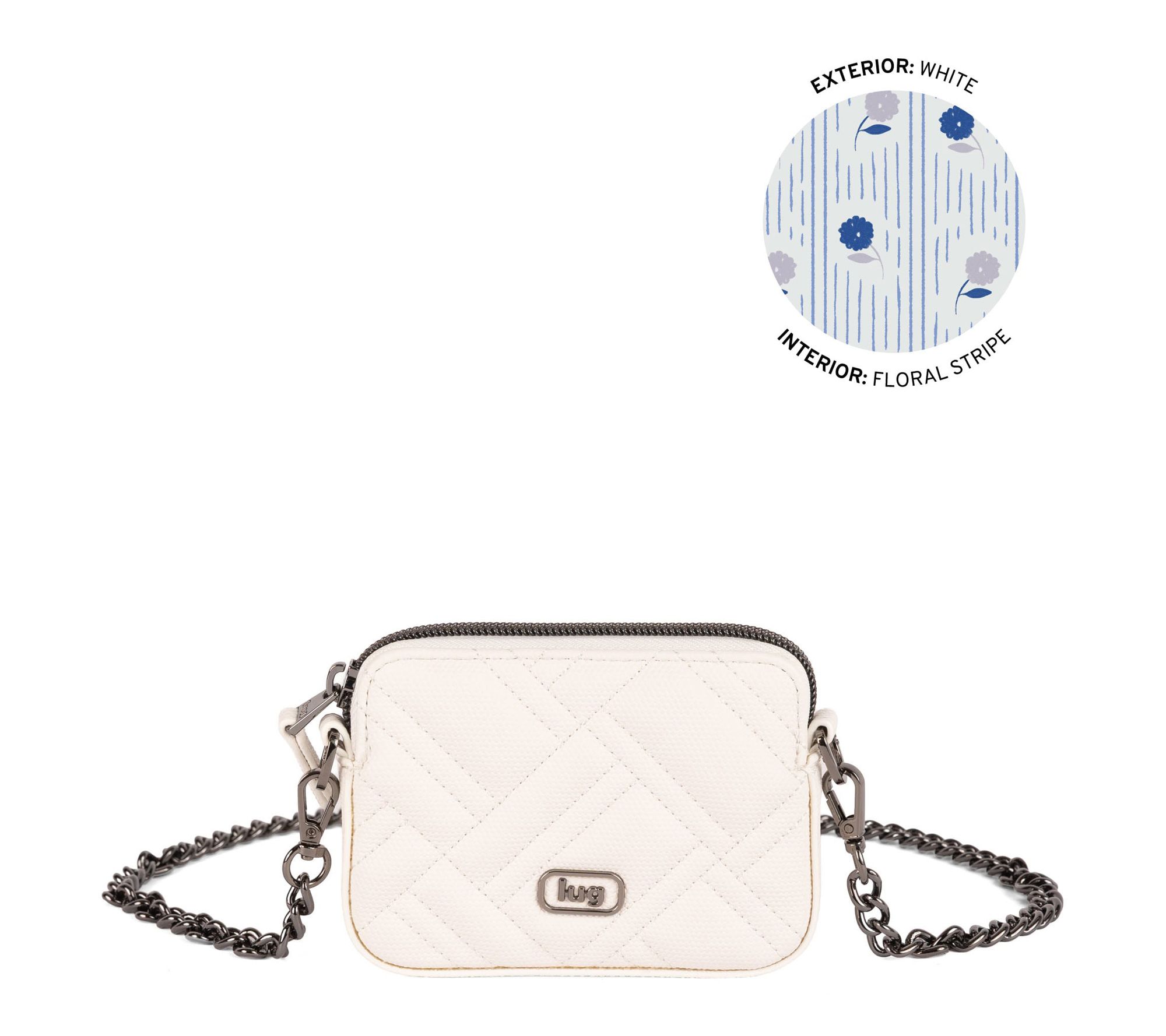 Lug Mini Matte Luxe Juke Bag with Removable Chain Link Strap
