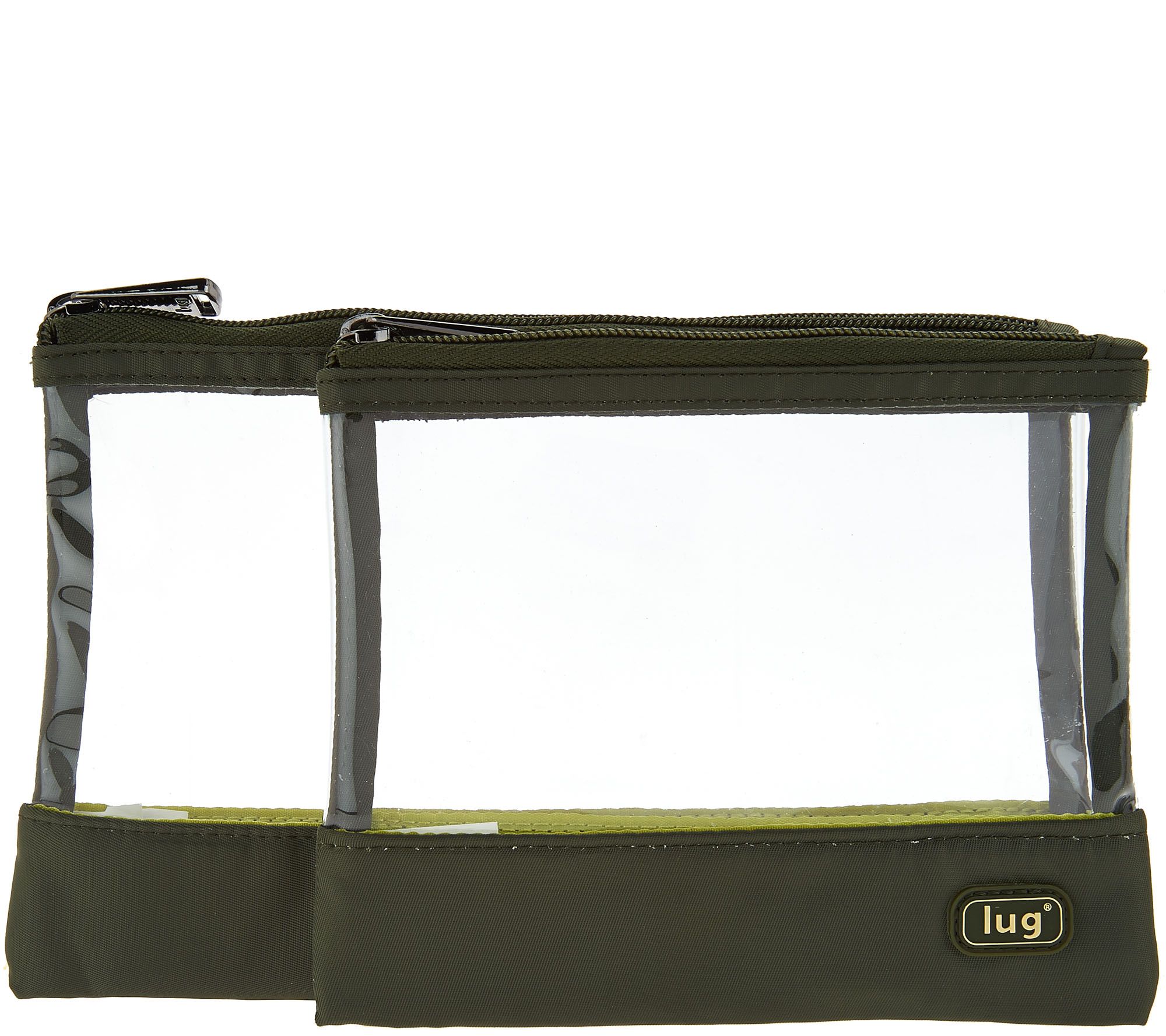 Lug Set Of 2 Clearview Pouches - Qvc.com