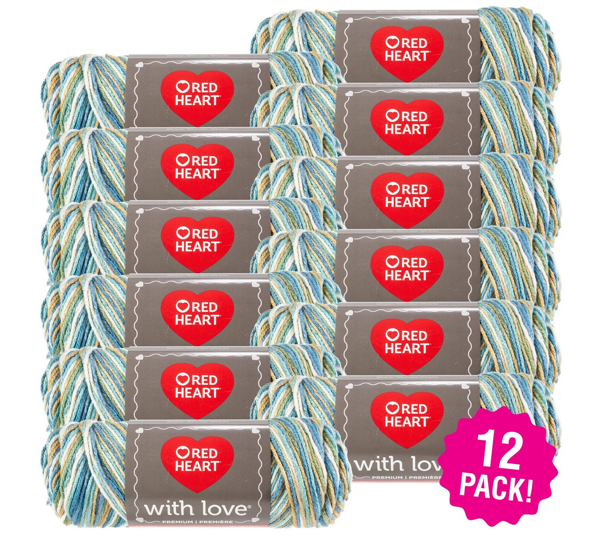 Red Heart Soft Yarn Wine Multipack of 3