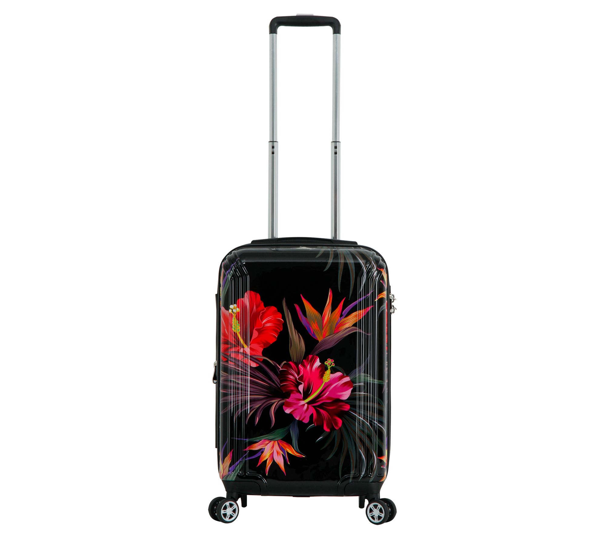 floral cabin luggage