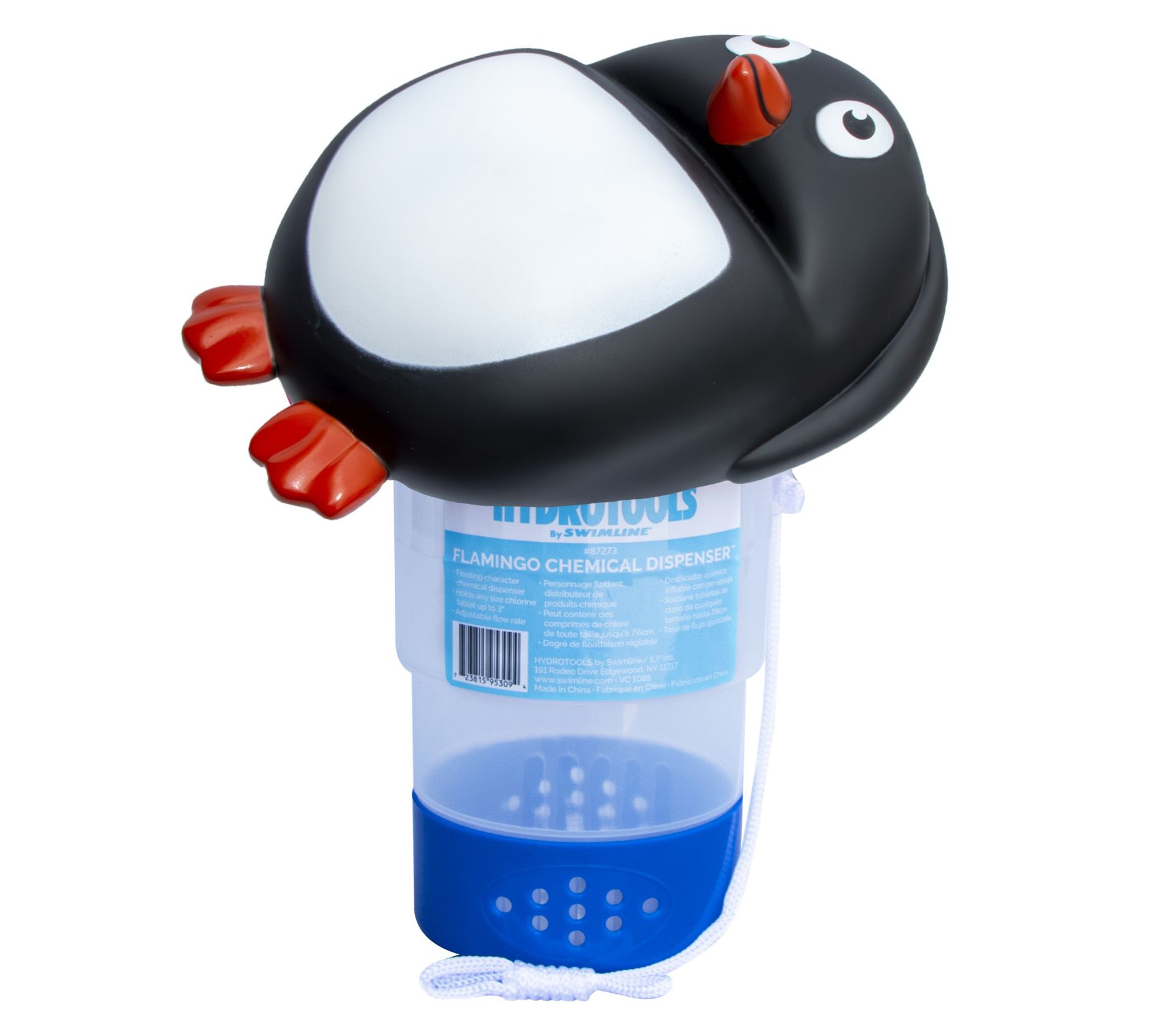 Swim Central 13" Cool Penguin Swimming Pool Chemical Dispenser