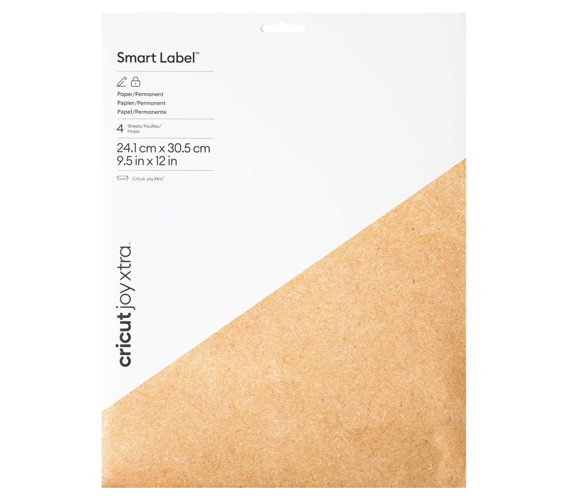 Cricut Joy Xtra Smart Label Paper - Permanent 4ct 