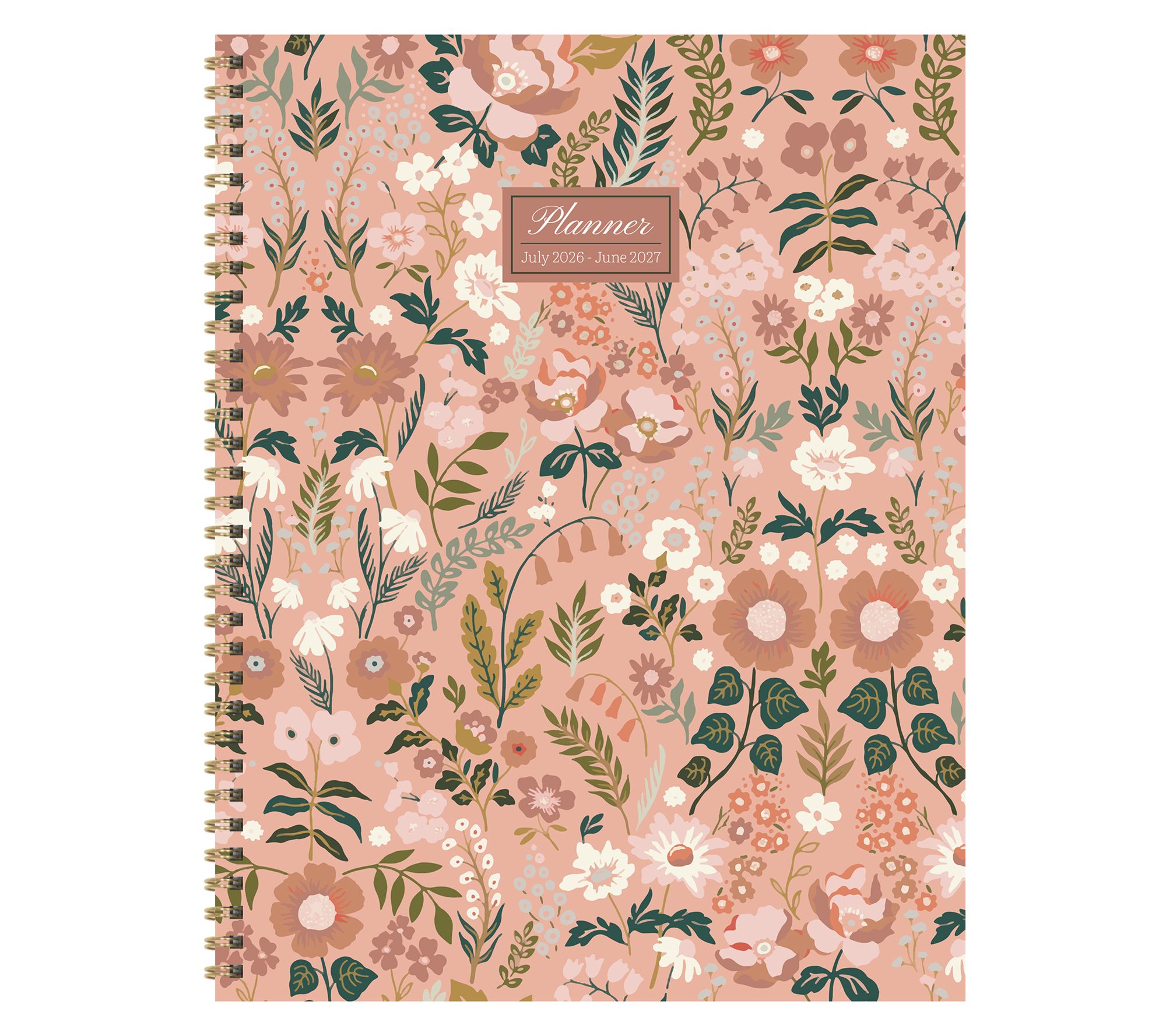 TF Publishing Blooming Pink Weekly Monthly Plan ner July 2026