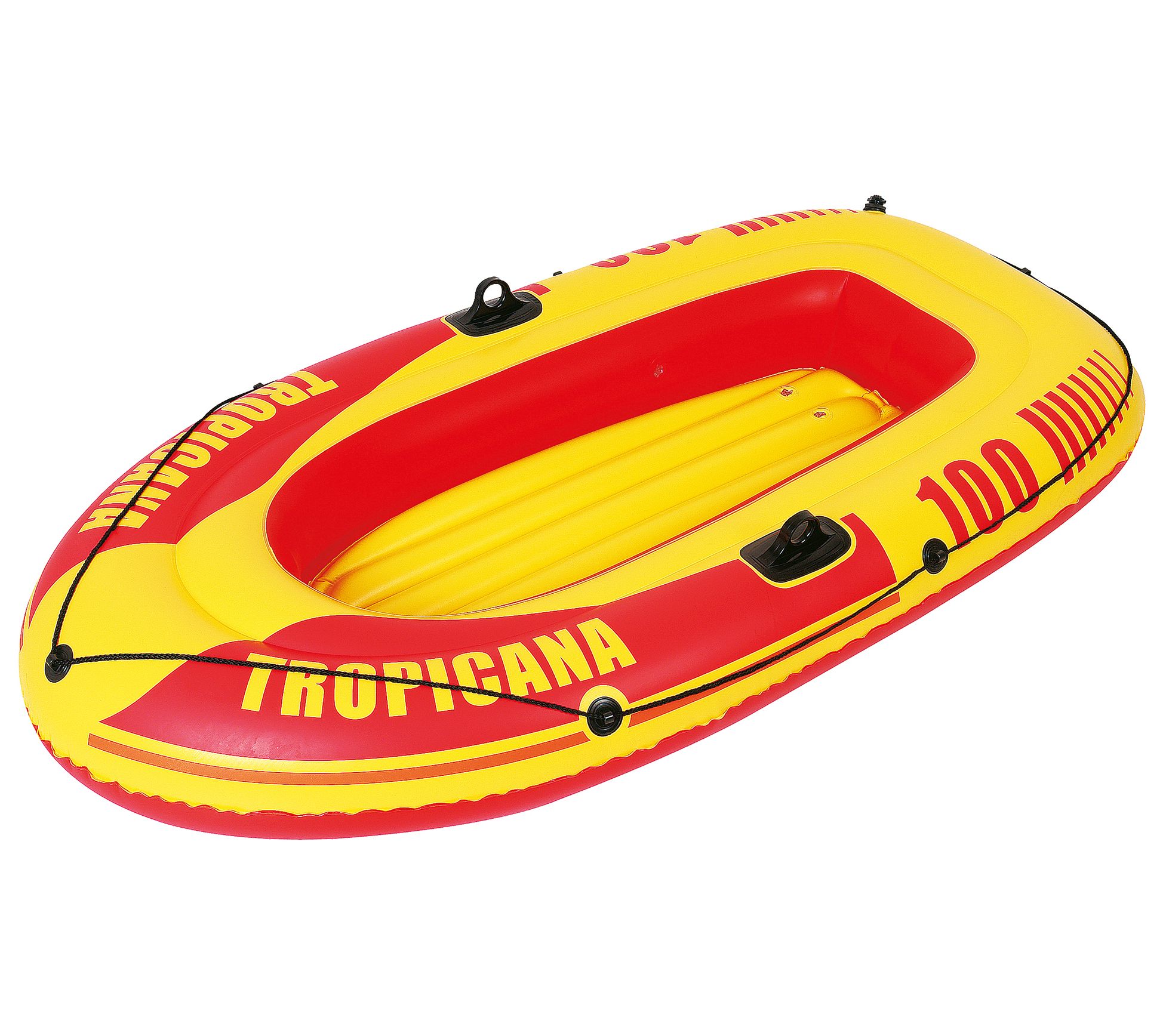Pool Central Red and Yellow Tropicana 72-Inch Single Boat