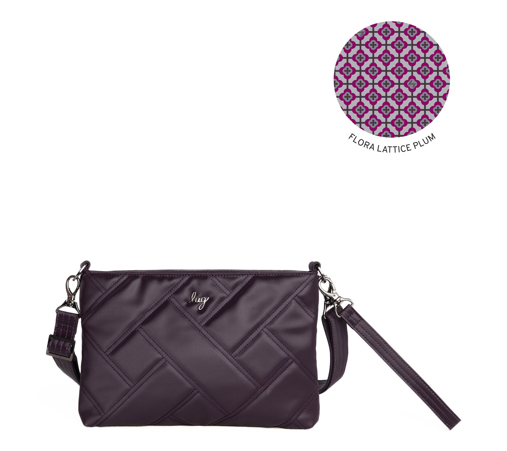 Lug Satin Luxe Small Crossbody with Wristlet & Wallet - Waltz