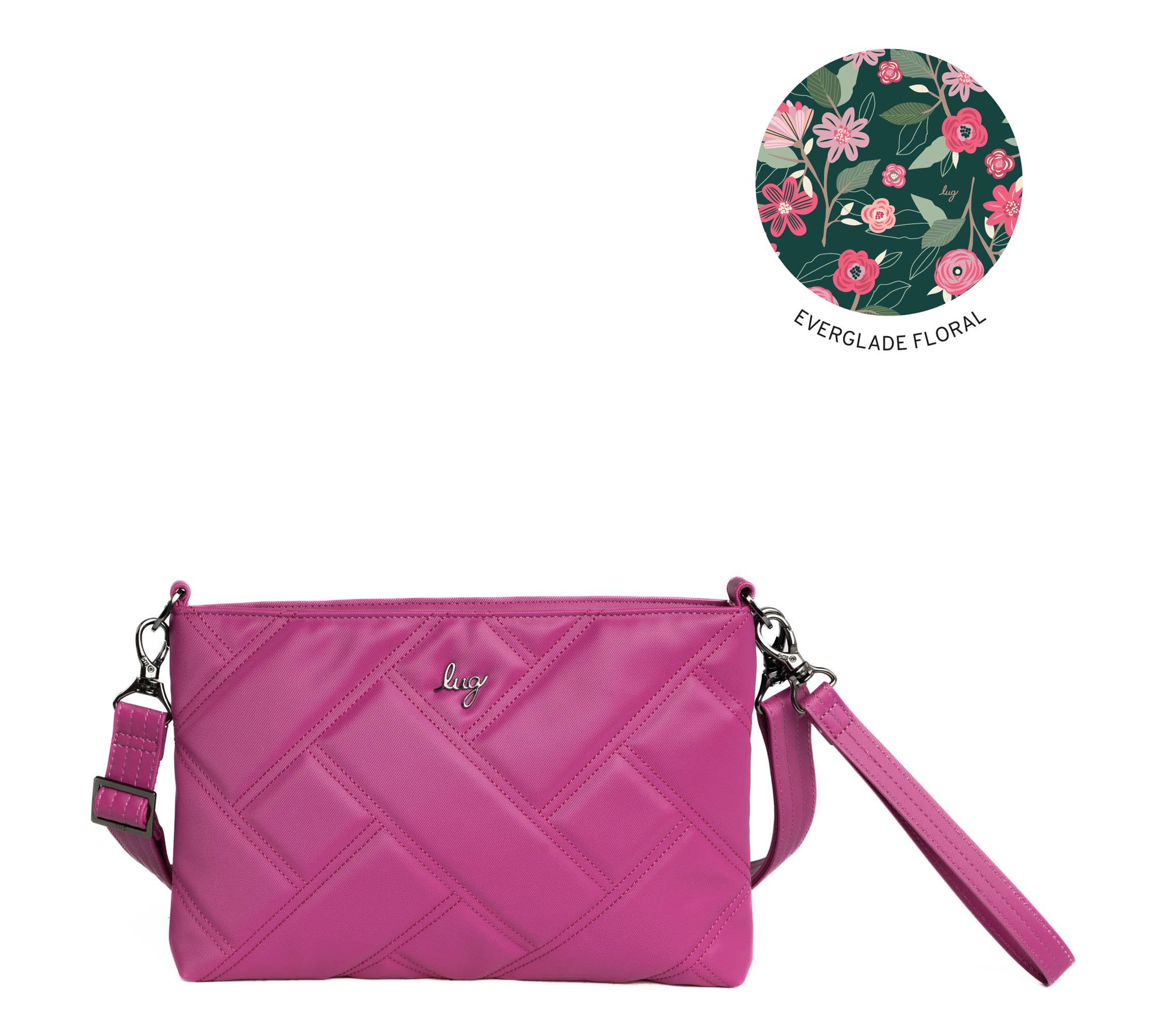 Lug Satin Luxe Small Crossbody with Wristlet & Wallet - Waltz