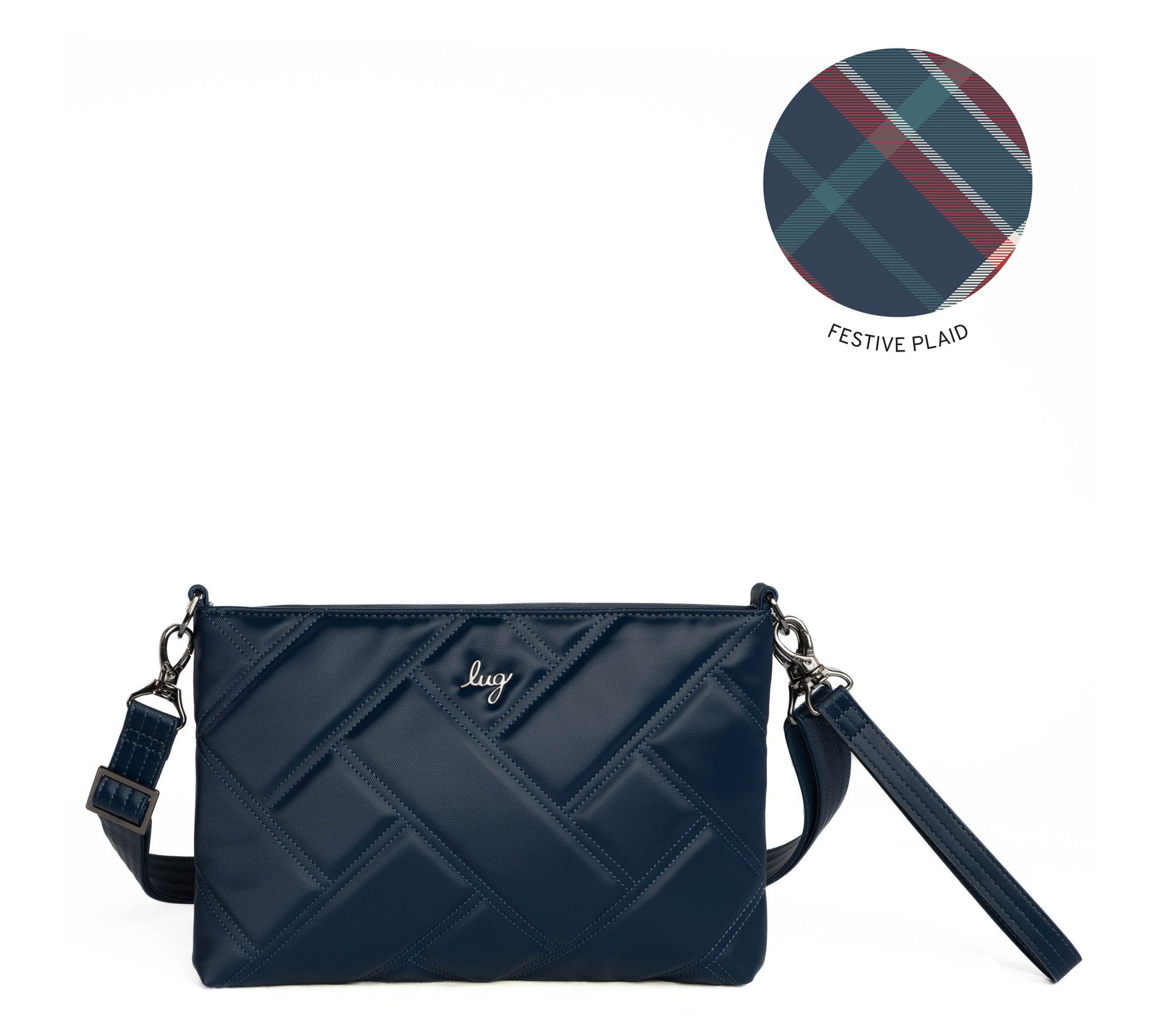 Lug Satin Luxe Small Crossbody with Wristlet & Wallet - Waltz