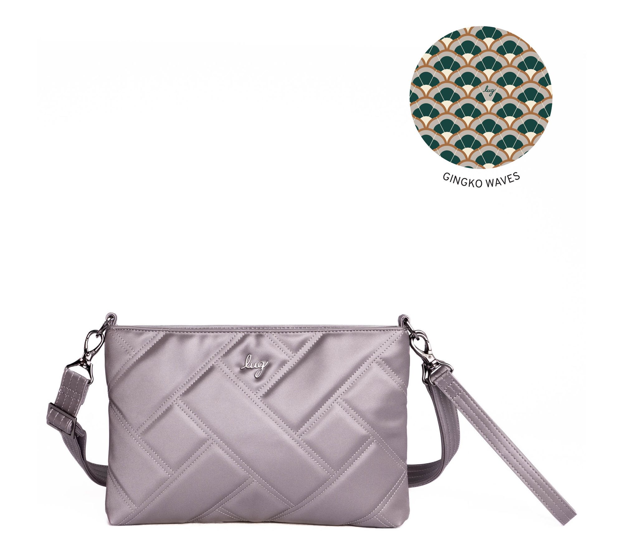 Lug Satin Luxe Small Crossbody with Wristlet & Wallet - Waltz