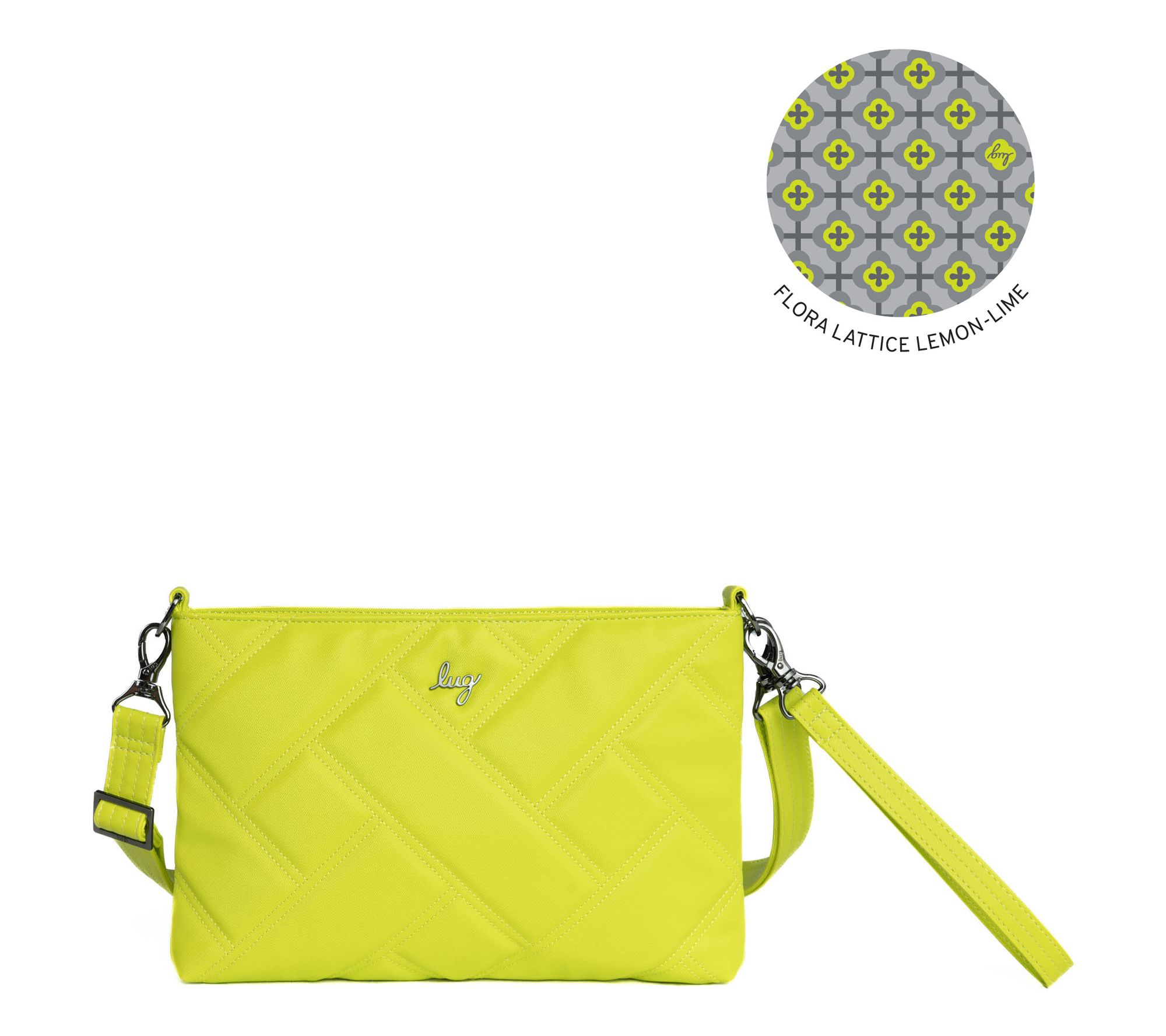 Lug Satin Luxe Small Crossbody with Wristlet & Wallet - Waltz