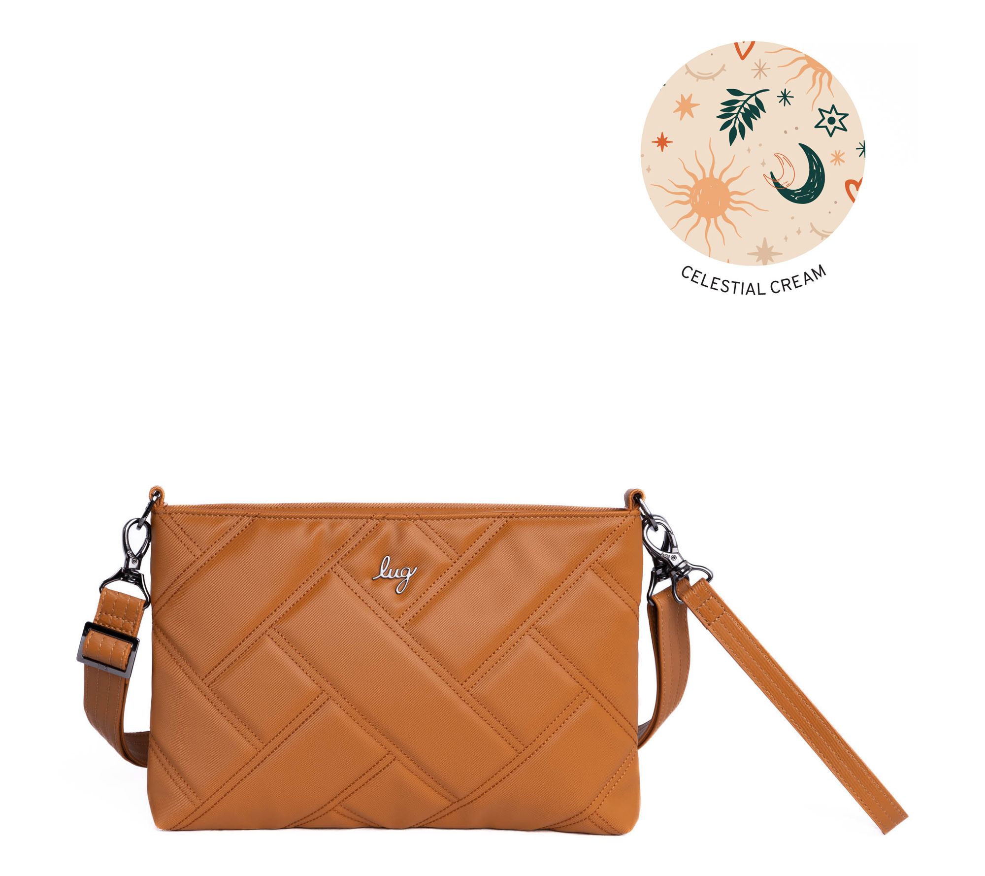Lug Satin Luxe Small Crossbody with Wristlet & Wallet - Waltz