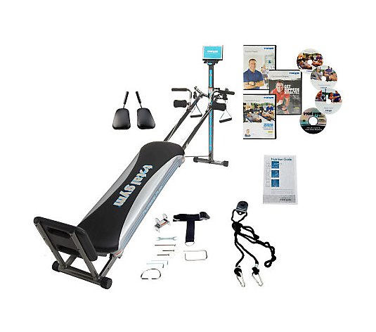 Chuck Norris Total Gym XLS with Wing Bar, Squat Stand, and DVD