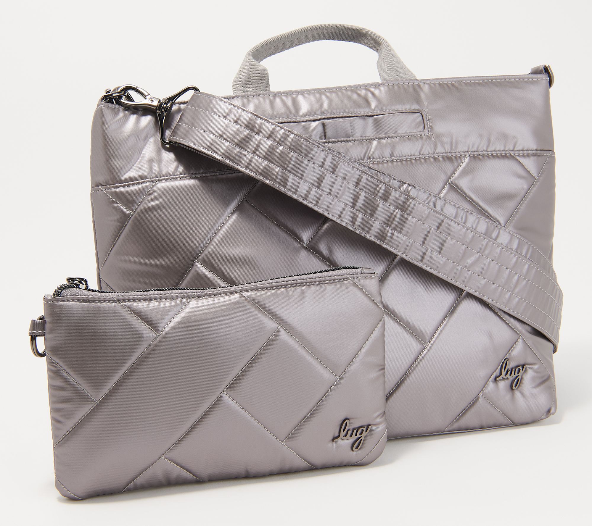 Lug Medium 2 Piece Crossbody- Tenor