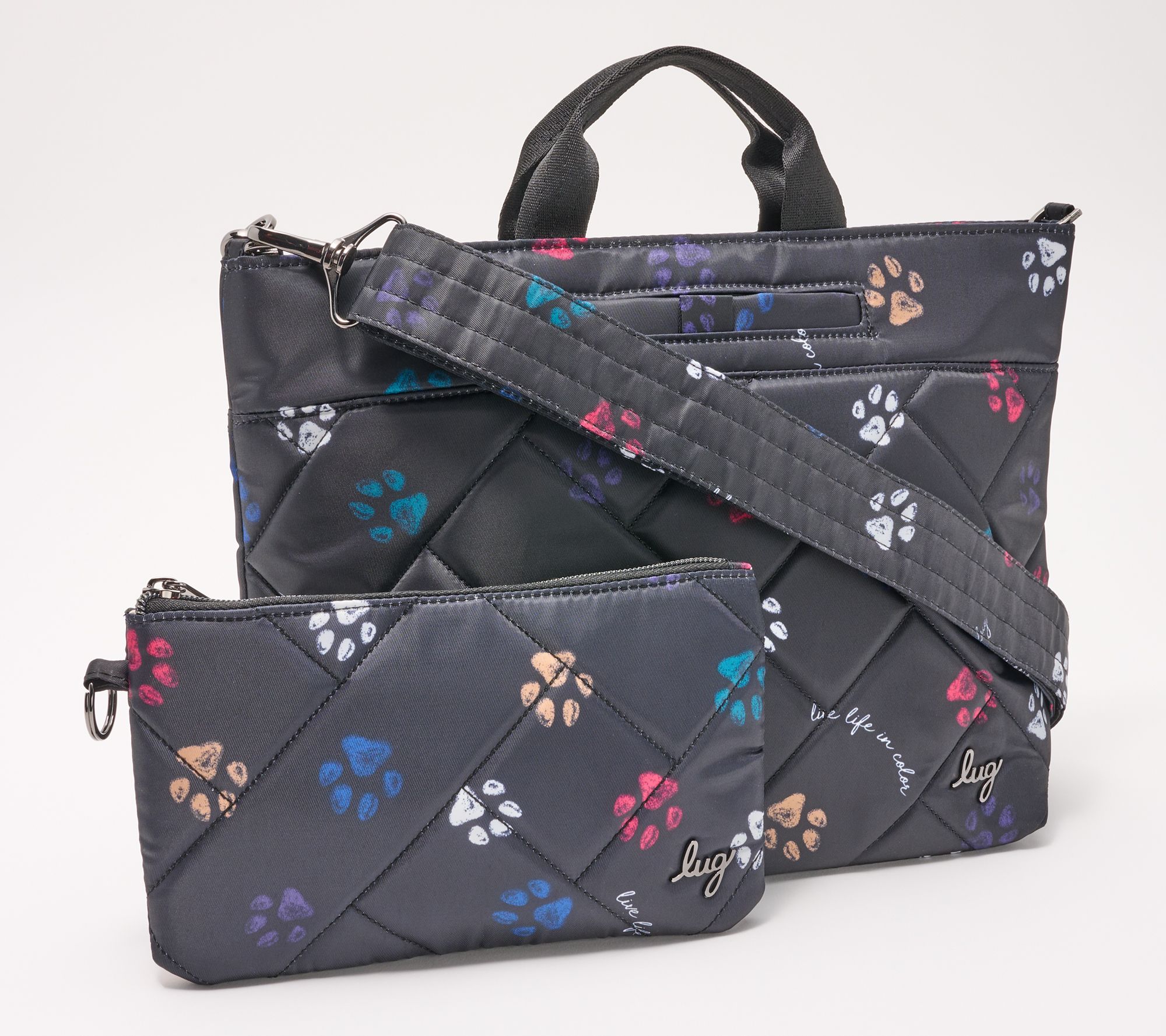 Lug Medium 2 Piece Crossbody- Tenor