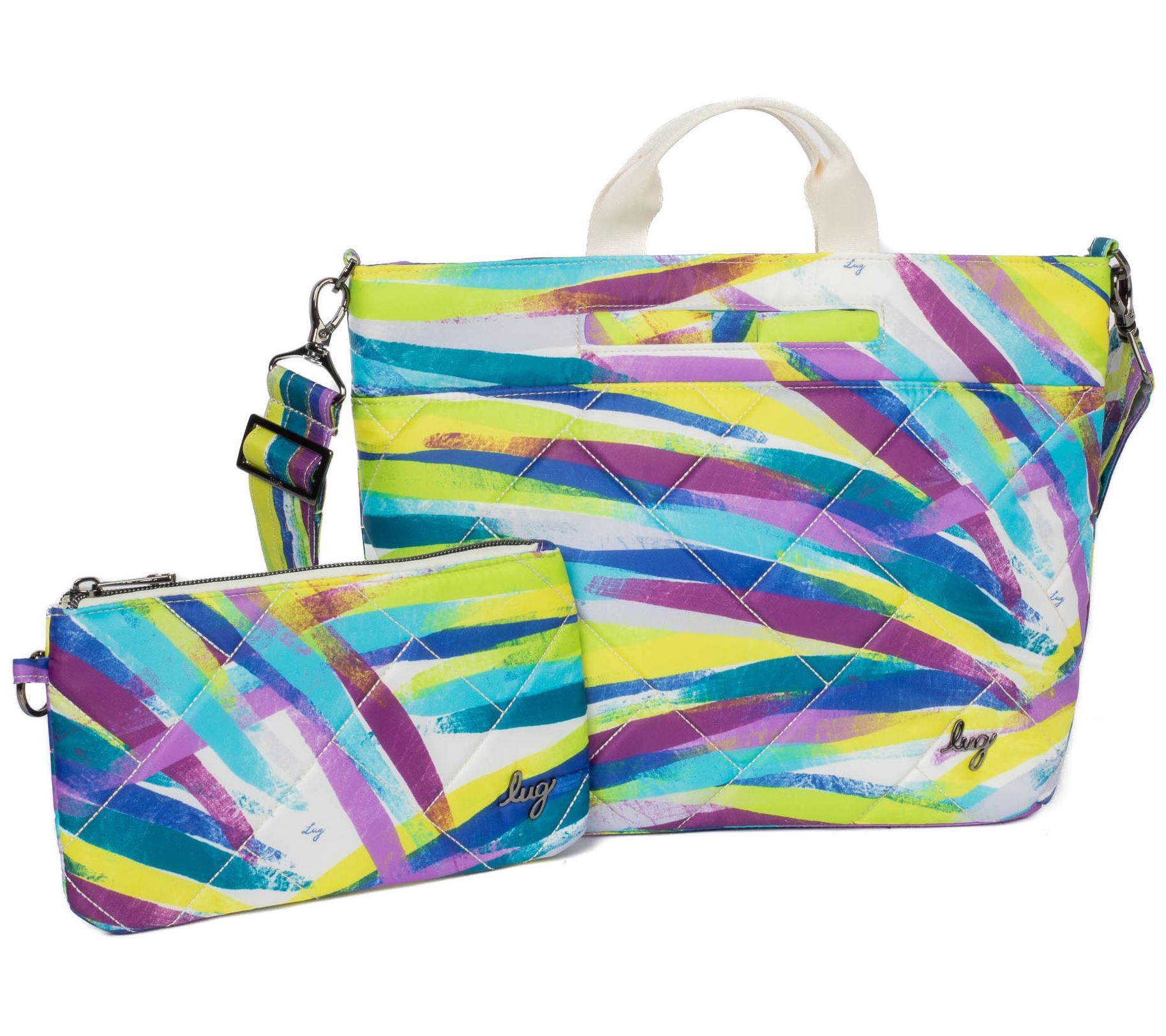 Lug Medium 2 Piece Crossbody- Tenor