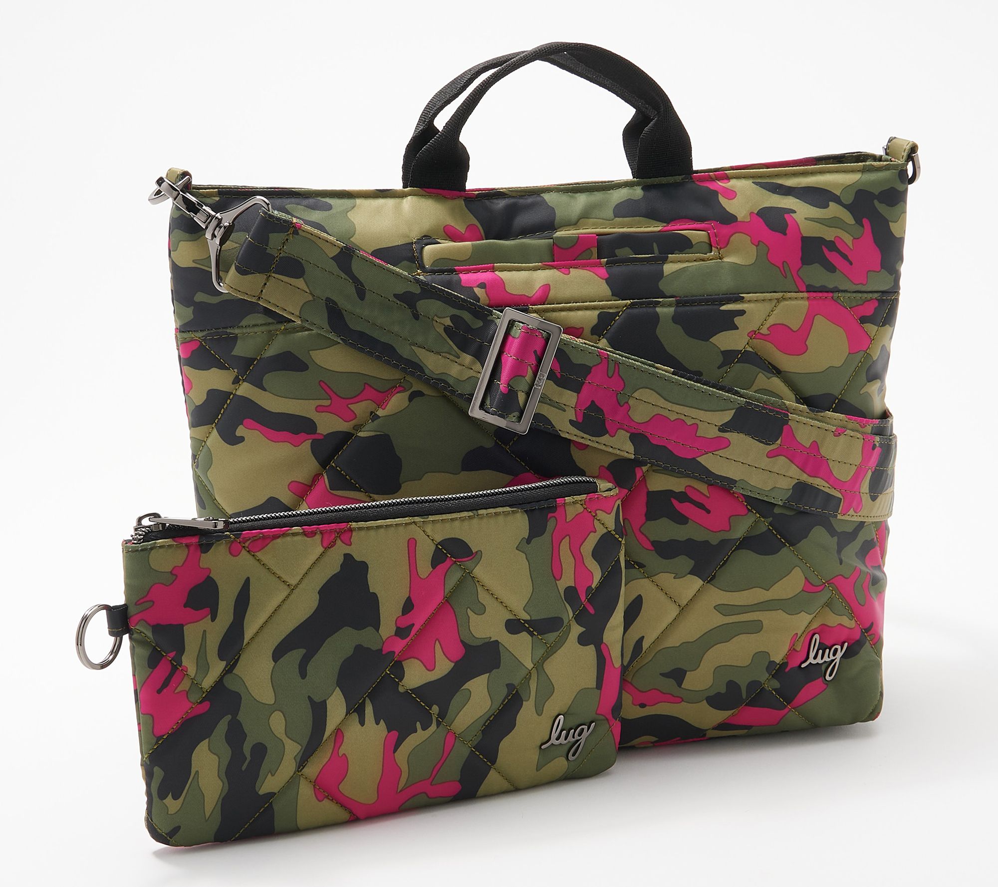 Lug Medium 2 Piece Crossbody- Tenor - QVC.com