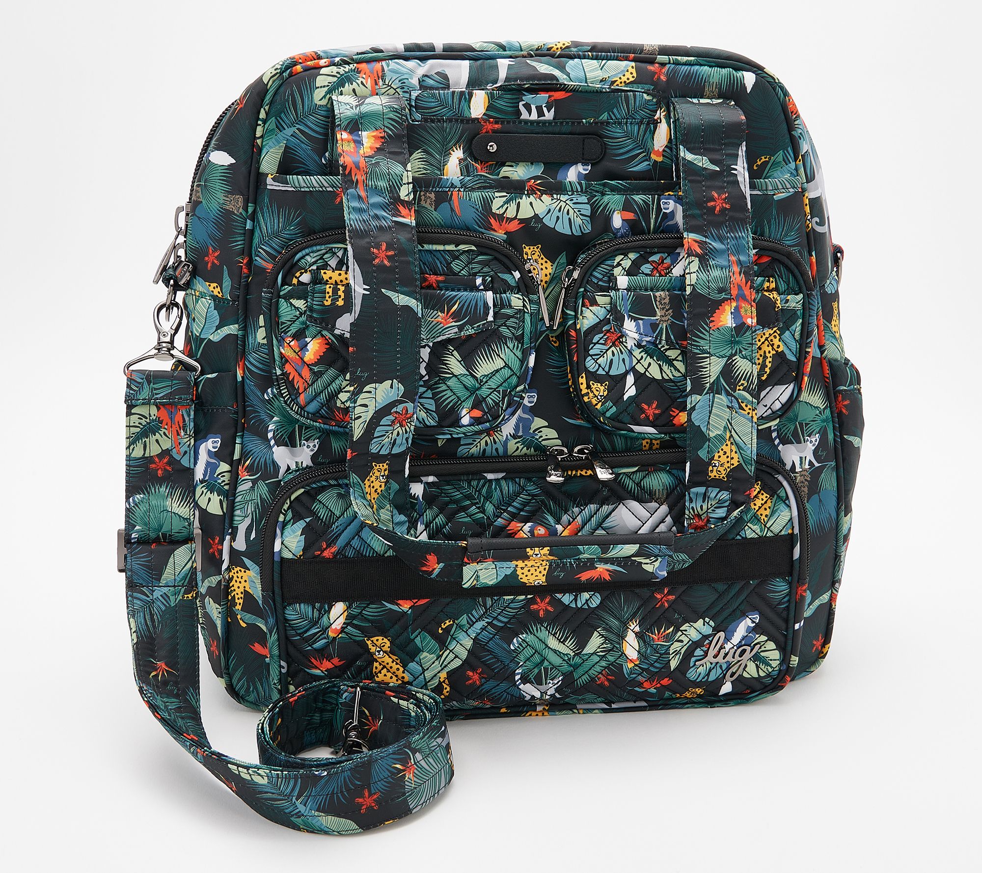 Lug Overnight Tote with Charm Bar - Puddle Jumper LE