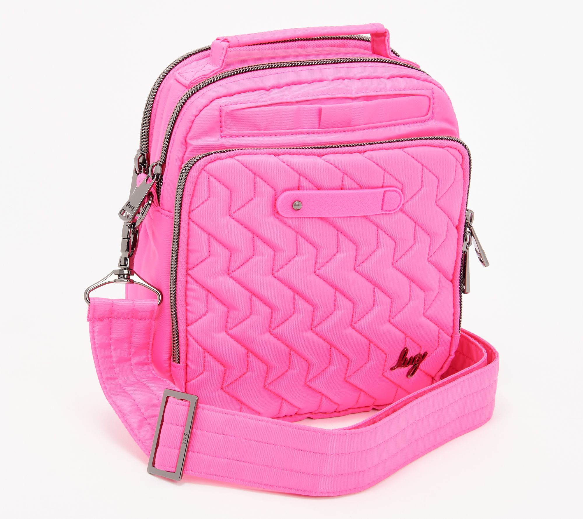 Lug RFID Crossbody with Charm Bar - Skeeter