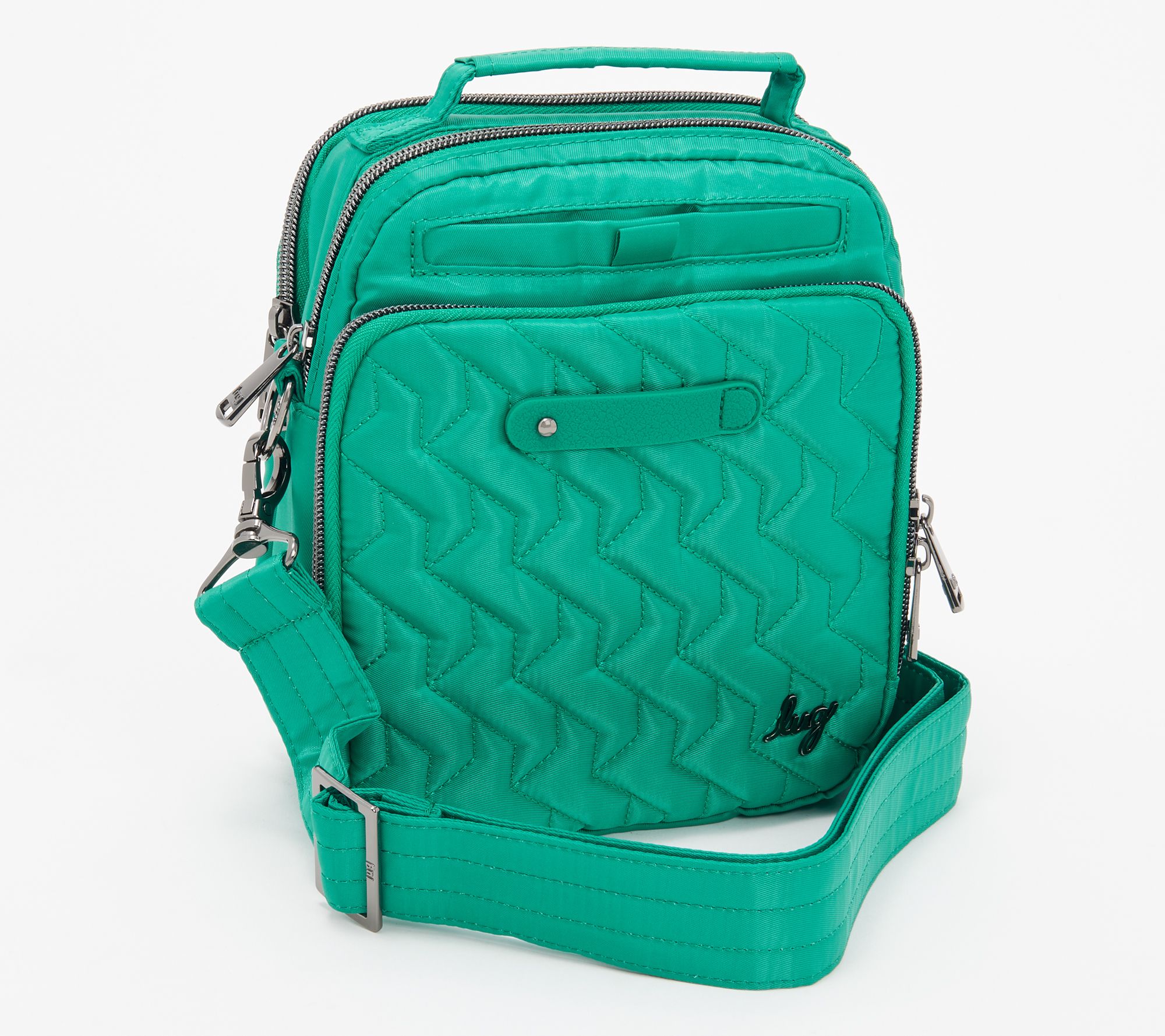 Lug RFID Crossbody with Charm Bar - Skeeter