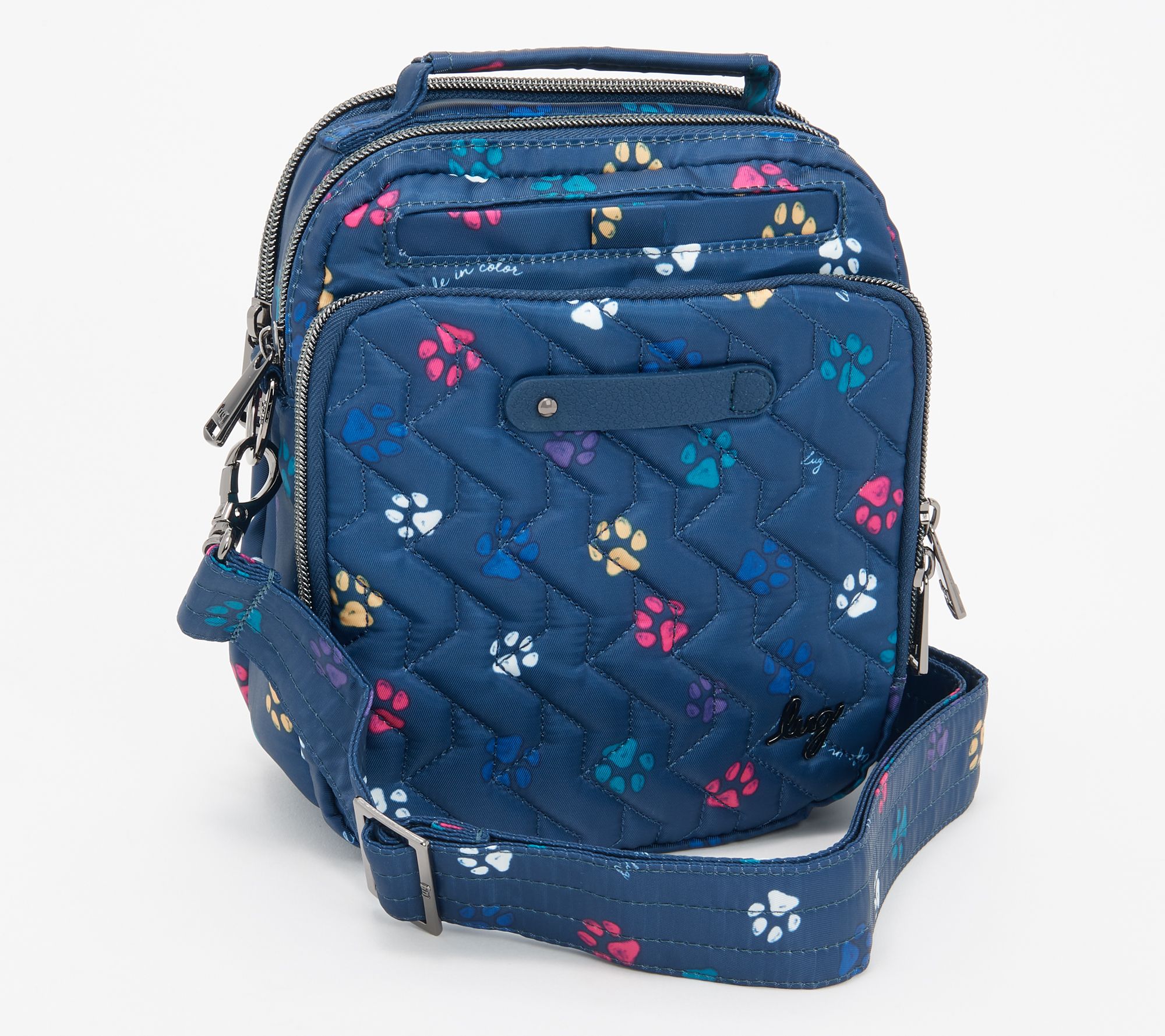 Lug RFID Crossbody with Charm Bar - Skeeter
