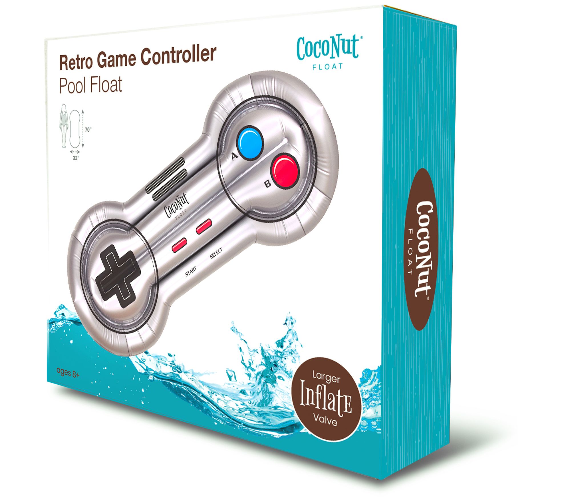 CocoNut Float Retro Game Controller Pool Float