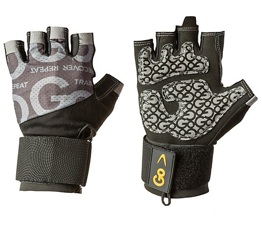 GoFit Pro Trainer Wrist Wrap Gloves Medium