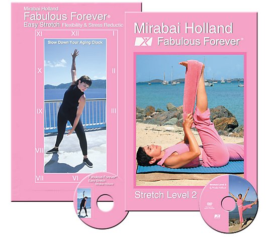 Mirabai Holland Fabulous Forever Stretch, Set of 2 DVDs