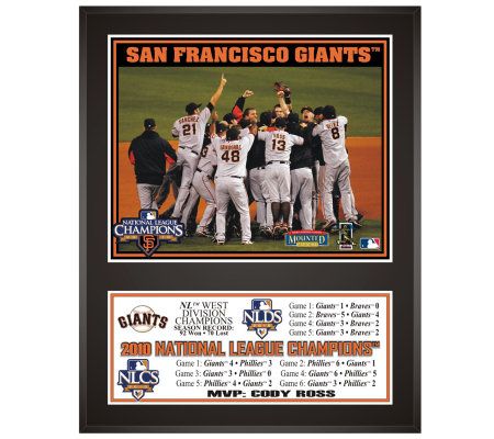 Giants 2010 San Francisco World Series Champions 8X10 Photo 