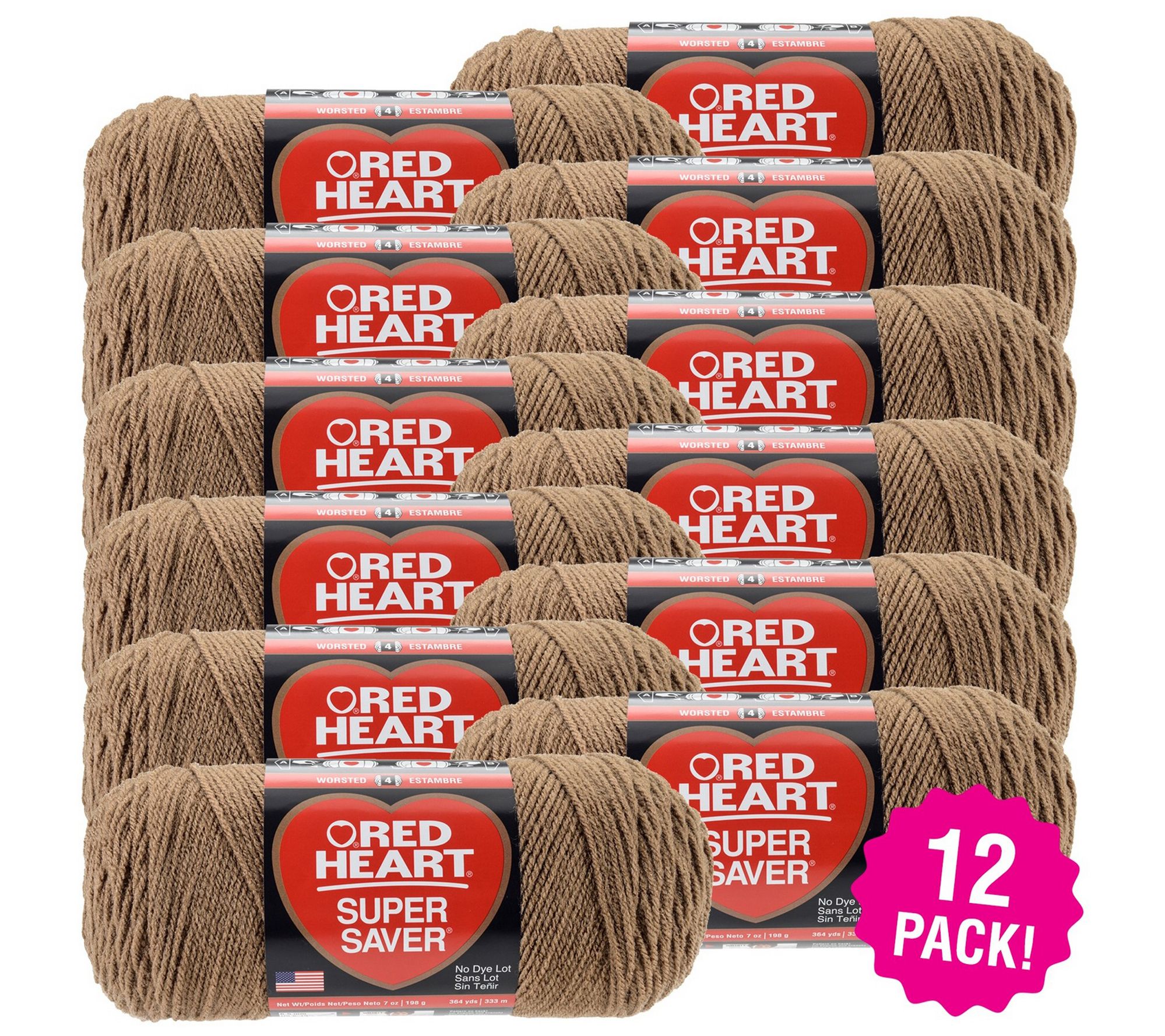 Red Heart Super Saver Cafe Latte Yarn