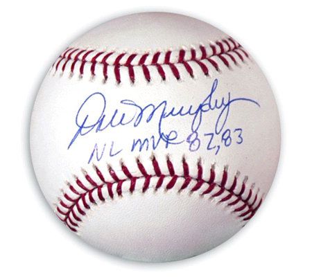 Dale Murphy (Braves) Autographed NL MVP 82/83Baseball 