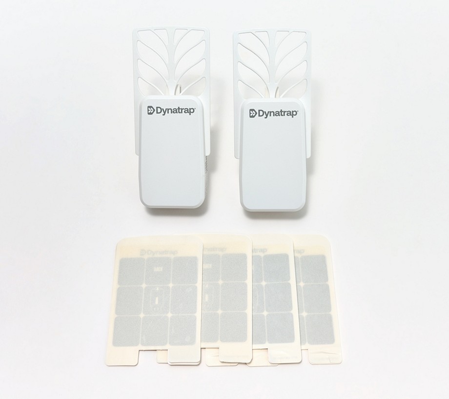 DynaTrap Set of 2 FlyLight Indoor Insect Traps w/ 4 Glue Cards