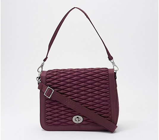 Lug Bubble Quilted Crossbody with RFID - Presto