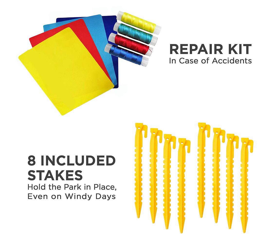 Inflatable Water Slide with BuiltIn Water Gun