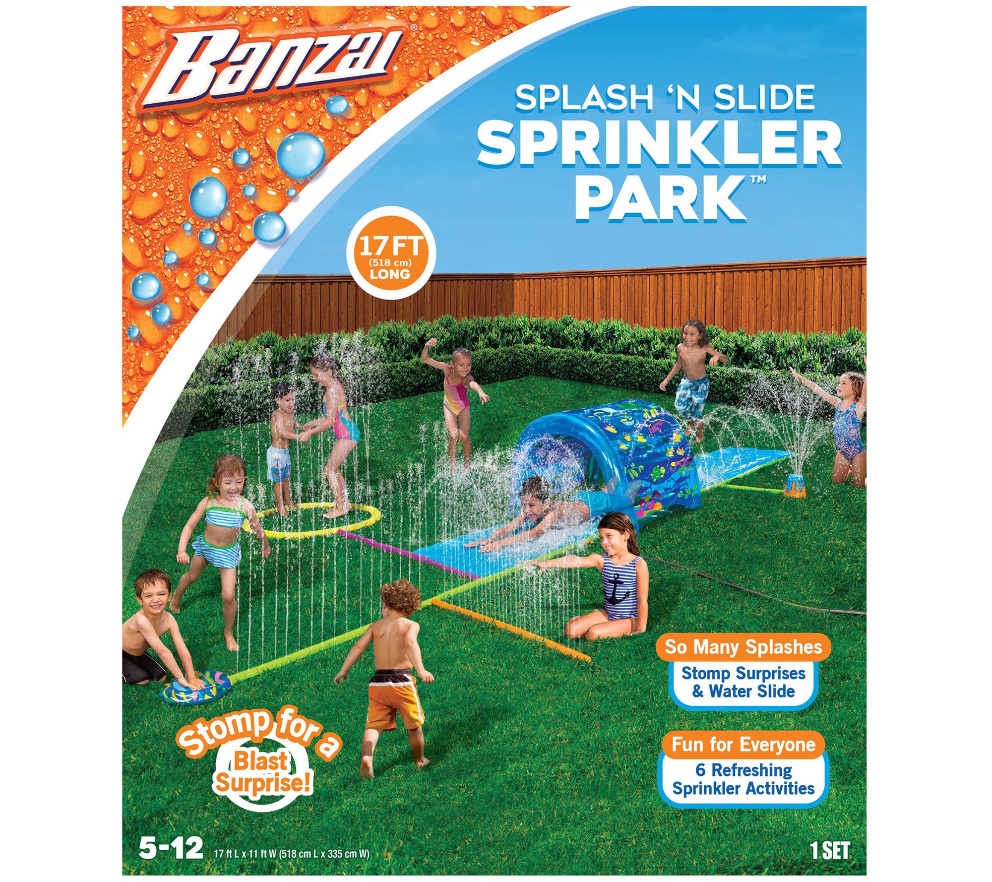 Banzai Splash 'N Slide Sprinkler Park
