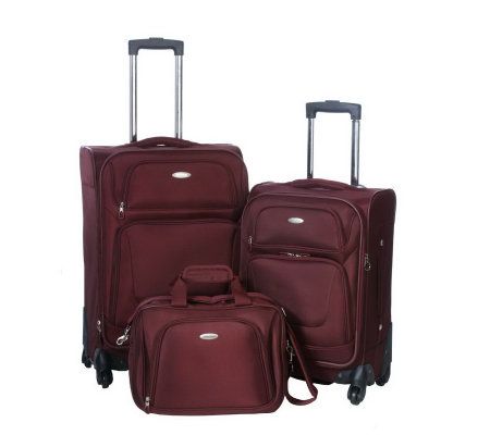Samsonite 3-pc. Ballistic Expandable Spinner Luggage Set 