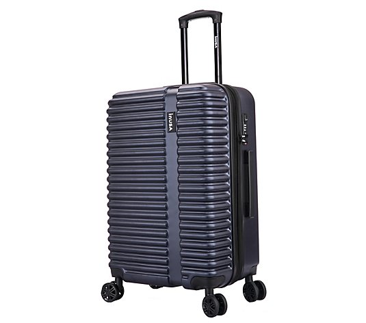 InUSA Lightweight Hardside Spinner 24" Blue Suitcase - Ally
