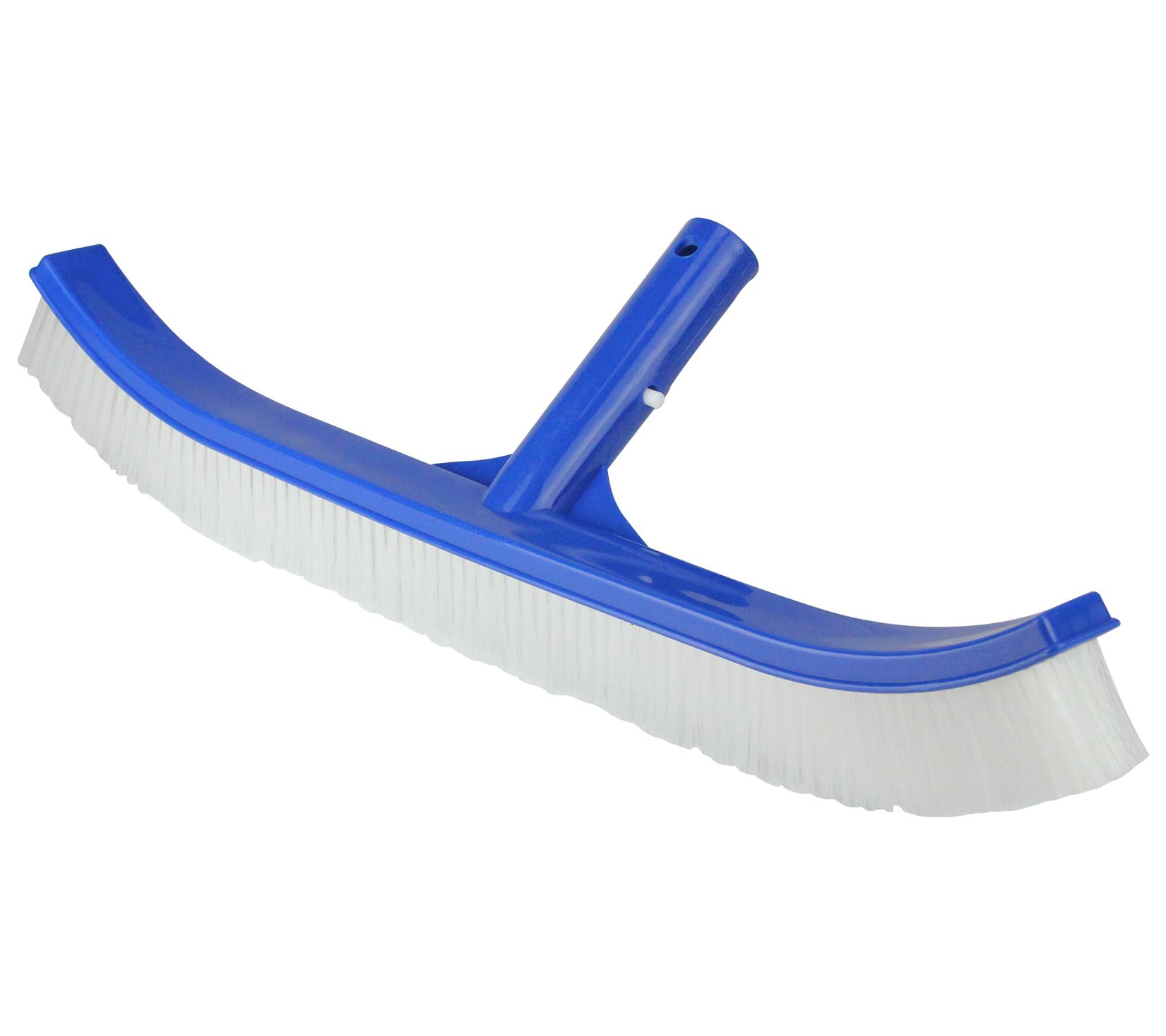 17.5" Blue Swimming Pool Cleaning Curved Brush/ Back Support