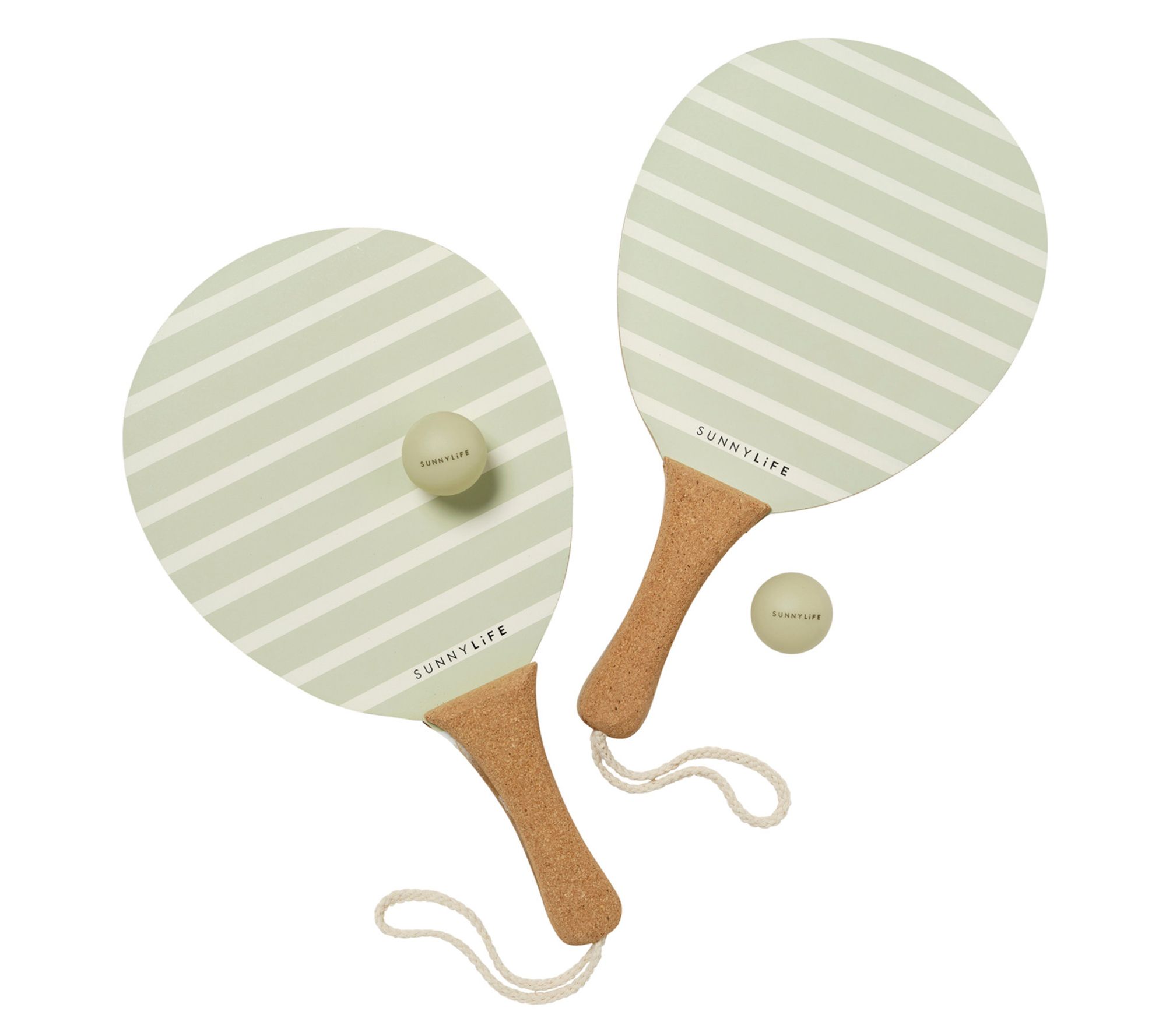 Sunnylife: Vintage Beach Paddles - 2 Bats & Balls