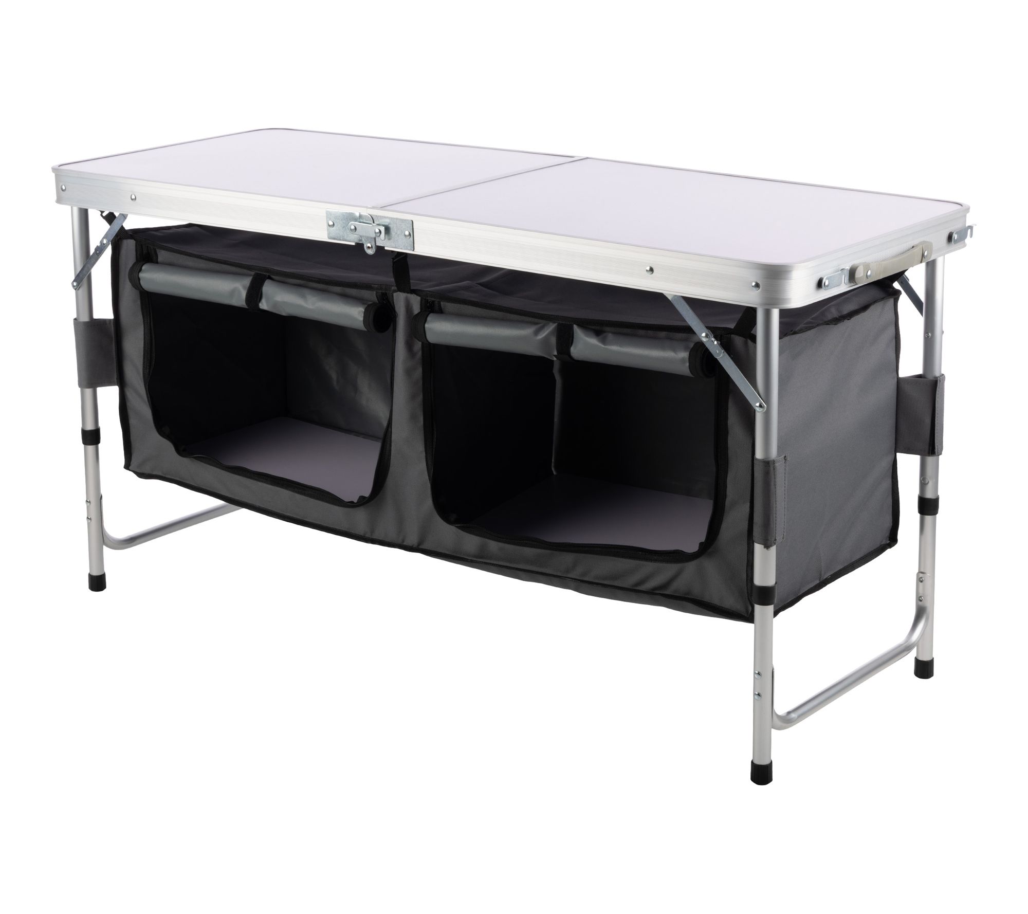 Wakeman Foldable Large Camping Table with Storage